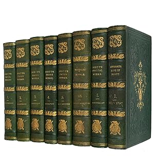 Set of 25 English Antique Books by Sir Walter Scott - Fireside Antiques