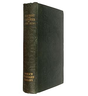 Bild des Verkufers fr Beaumont and Fletcher; or, The Finest Scenes, Lyrics, and Other Beauties of those two Poets, now first selected from the whole of their works, to the exclusion of whatever is morally objectionable: with opinions of distinguished critics, notes, explanatory and otherwise, and a general introductory preface, by Leigh Hunt. zum Verkauf von Jarndyce, The 19th Century Booksellers