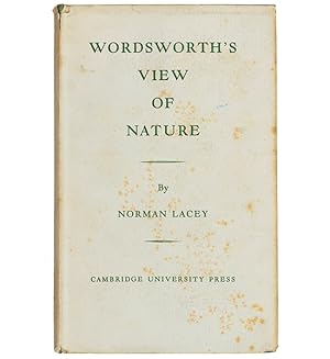 Bild des Verkufers fr Wordsworth's View of Nature, and its ethical consequences. zum Verkauf von Jarndyce, The 19th Century Booksellers