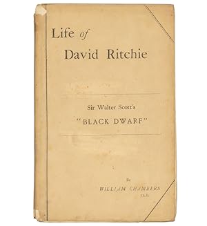 Bild des Verkufers fr The Life and Anecdotes of David Ritchie, the original of Sir Walter Scott's Black Dwarf. zum Verkauf von Jarndyce, The 19th Century Booksellers