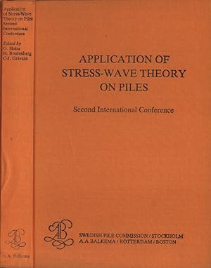 Image du vendeur pour Application of stress - wave. Theory on piles Second international conference mis en vente par Biblioteca di Babele