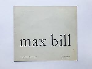 Image du vendeur pour Max Bill mis en vente par William Allen Word & Image