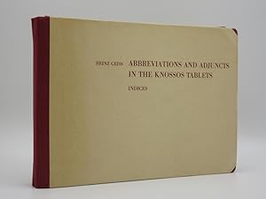 Abbreviations and Adjuncts in the Knossos Tablets [SIGNED]