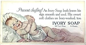 (Advertising - Trolley Car) Prevent Chafing ! An Ivory Soap Bath Leaves His Skin Smooth and Cool....