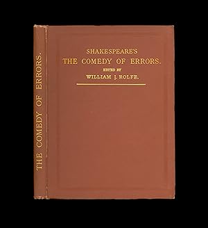 Immagine del venditore per The Comedy of Errors a Play by William Shakespeare, Edited with Introduction and Notes by William J. Rolfe. Issued with Engravings. Published 1881 by Harper & Brothers. First Printing Thus. venduto da Brothertown Books
