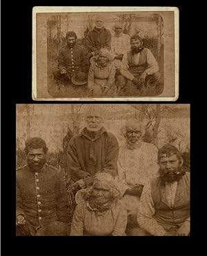 [Billy Bogan?] 19th Century Albumen Photograph of Aboriginal Australians