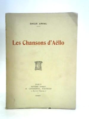 Bild des Verkufers fr Les Chansons d'Aëllo zum Verkauf von World of Rare Books