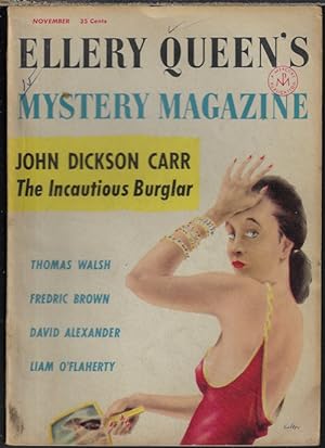 Bild des Verkufers fr ELLERY QUEEN'S Mystery Magazine: November, Nov. 1956 zum Verkauf von Books from the Crypt