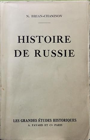 Image du vendeur pour Histoire De Russie mis en vente par Fortuna Books