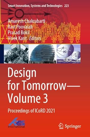 Bild des Verkufers fr Design for TomorrowVolume 3 : Proceedings of ICoRD 2021 zum Verkauf von AHA-BUCH GmbH