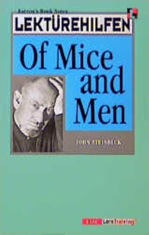Imagen del vendedor de Lektrehilfen John Steinbeck "Of Mice and Men" a la venta por Gerald Wollermann