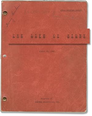 Imagen del vendedor de The Life of Riley (Original screenplay for the 1949 film) a la venta por Royal Books, Inc., ABAA