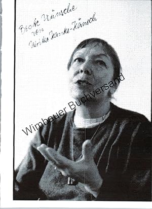 Bild des Verkufers fr Original Autogramm Ulrike Hanke-Hnsch /// Autograph signiert signed signee zum Verkauf von Antiquariat im Kaiserviertel | Wimbauer Buchversand