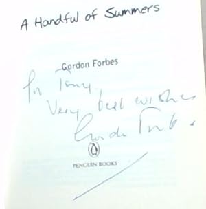 Imagen del vendedor de Handful Of Summers (Signed by the author Gordon Forbes) a la venta por Chapter 1