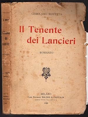 Seller image for IL TENENTE DEI LANCIERI for sale by iolibrocarmine