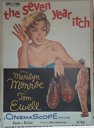 "SEPT ANS DE RÉFLEXION (THE SEVEN YEAR ITCH)" Réalisé par Billy WILDER en 1955 avec Marilyn MONRO...