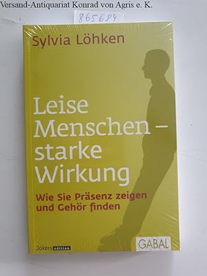 Bild des Verkufers fr Leise Menschen - starke Wirkung --- Jokers Edition Ausgabe zum Verkauf von Versand-Antiquariat Konrad von Agris e.K.