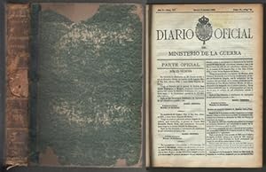 DIARIO OFICIAL DEL MINISTERIO DE LA GUERRA Nº 215 AL Nº 288 AÑO V 1892