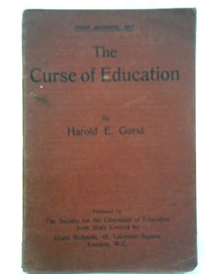 Bild des Verkufers fr The Curse Of Education zum Verkauf von World of Rare Books