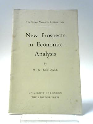 Image du vendeur pour New Prospects in Economic Analysis mis en vente par World of Rare Books