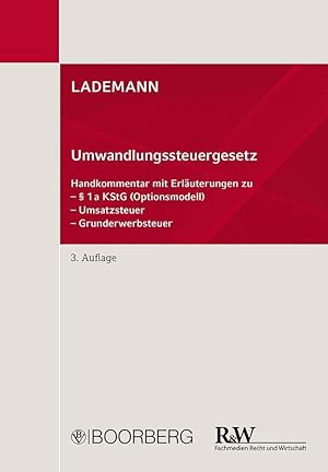 Imagen del vendedor de LADEMANN, Umwandlungssteuergesetz a la venta por moluna