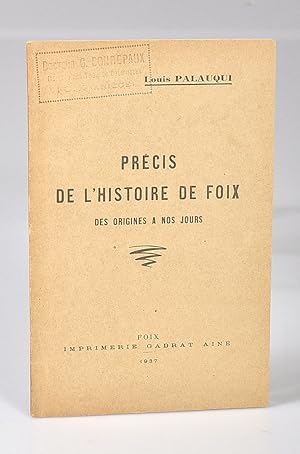 Précis de l'Histoire de Foix: des origines à nos jours