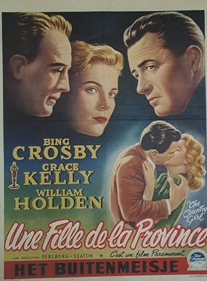 "UNE FILLE DE LA PROVINCE (COUNTRY GIRL)" Réalisé par George SEATON en 1954 avec Grace KELLY, Bin...