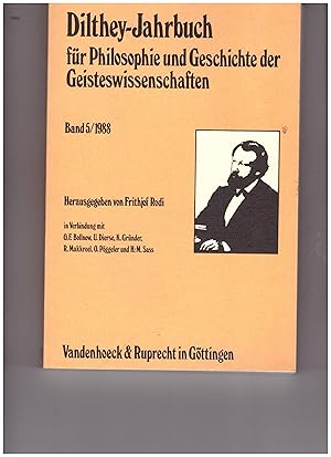 Bild des Verkufers fr Dilthey-Jahrbuch fr Philosophie und Geschichte der Geisteswissenschaften, Band 5 / 1988 zum Verkauf von Bcherpanorama Zwickau- Planitz