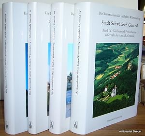 Die Kunstdenkmäler der Stadt Schwäbisch Gmünd. 4 Bände.