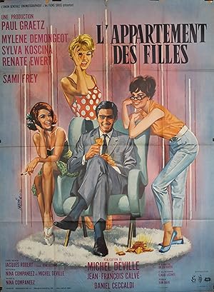 "L'APPARTEMENT DES FILLES" Réalisé par Michel DEVILLE en 1963 avec Sami FREY, Mylène DEMONGEOT, S...