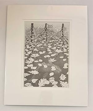 Three Worlds (Mounted 1972 Lithograph Reproduction)