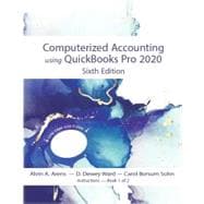 Imagen del vendedor de Computerized Accounting Using QuickBooks Pro 2020 6th edition a la venta por eCampus