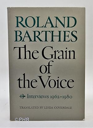 Immagine del venditore per The Grain of the Voice: Interviews 1962-1980 venduto da Post Horizon Booksellers