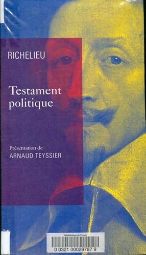 Seller image for Testament politique - Cardinal De Richelieu for sale by Book Hmisphres