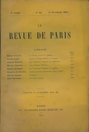 La revue de Paris 3e ann e n 22 - Collectif