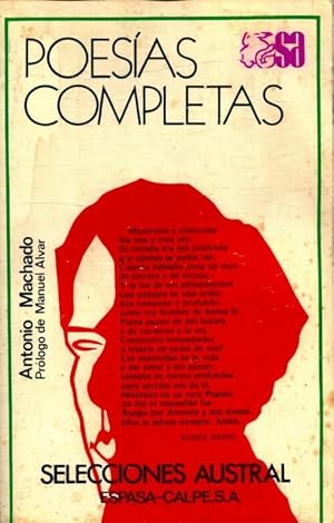 Imagen del vendedor de Poesias completas Tome I - Antonio Machado a la venta por Book Hmisphres