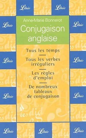 Conjugaison anglaise - Anne-Marie Bonnerot