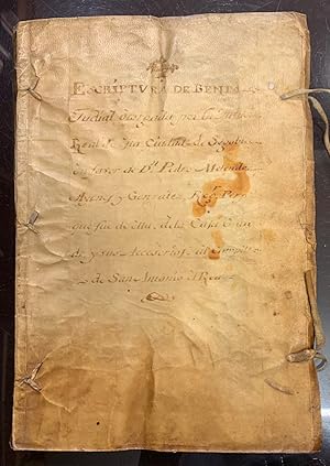 Escritura de Venta en favor de S. Pedro Melendez Ayones. Segovia. 1762