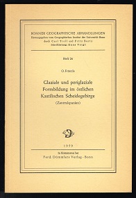 Glaziale und periglaziale Formbildung im östlichen Kastilischen Scheidegebirge (Zentralspanien). -