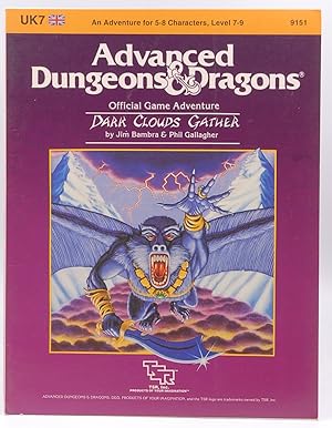 Bild des Verkufers fr Dark Clouds Gather (Advanced Dungeons & Dragons Module UK7) zum Verkauf von Chris Korczak, Bookseller, IOBA