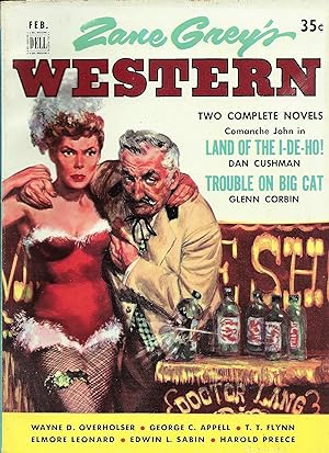"The Rustlers" Story in Zane Grey's Western, February 1953