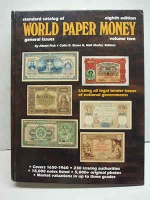 Immagine del venditore per Standard Catalog of World Paper Money: General Issues to 1960: 2 venduto da Imperial Books and Collectibles