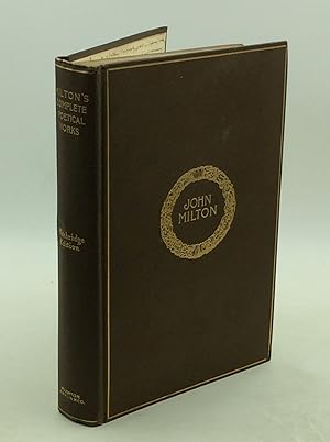 Seller image for THE COMPLETE POETICAL WORKS OF JOHN MILTON for sale by Kubik Fine Books Ltd., ABAA