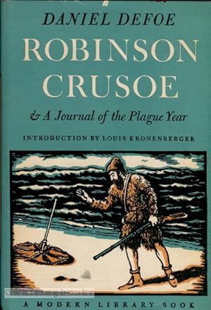 Immagine del venditore per Robinson Crusoe and A Journal of the Plague Year [Modern Library No. 92] venduto da Whiting Books