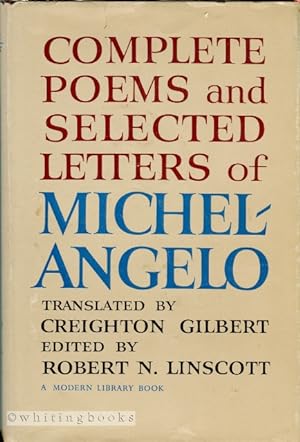 Bild des Verkufers fr Complete Poems and Selected Letters of Michelangelo [Modern Library No. 359] zum Verkauf von Whiting Books