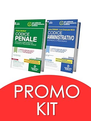 Bild des Verkufers fr Codice amministrativo sostanziale e processuale-Codice penale con leggi complementari e codice di procedura penale. Concorso magistratura 2022. Kit. Nuova ediz zum Verkauf von Libro Co. Italia Srl