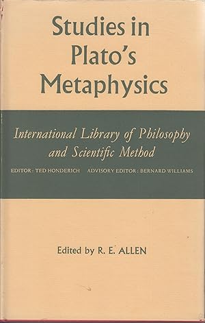 Imagen del vendedor de Studies in Plato's Metaphysics a la venta por Robinson Street Books, IOBA