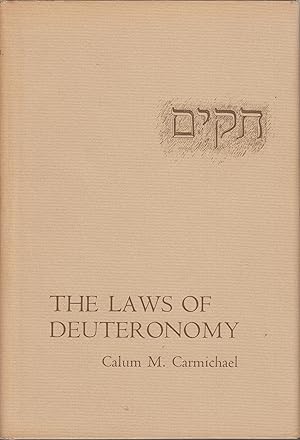 Bild des Verkufers fr The Laws of Deuteronomy zum Verkauf von Robinson Street Books, IOBA