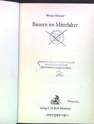 Bild des Verkufers fr Bauern im Mittelalter. zum Verkauf von books4less (Versandantiquariat Petra Gros GmbH & Co. KG)