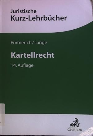 Imagen del vendedor de Kartellrecht : ein Studienbuch. Juristische Kurz-Lehrbcher a la venta por books4less (Versandantiquariat Petra Gros GmbH & Co. KG)